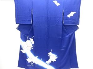 読み本に花鼓模様訪問着